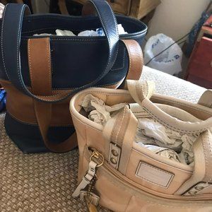 2 vintage coach purses